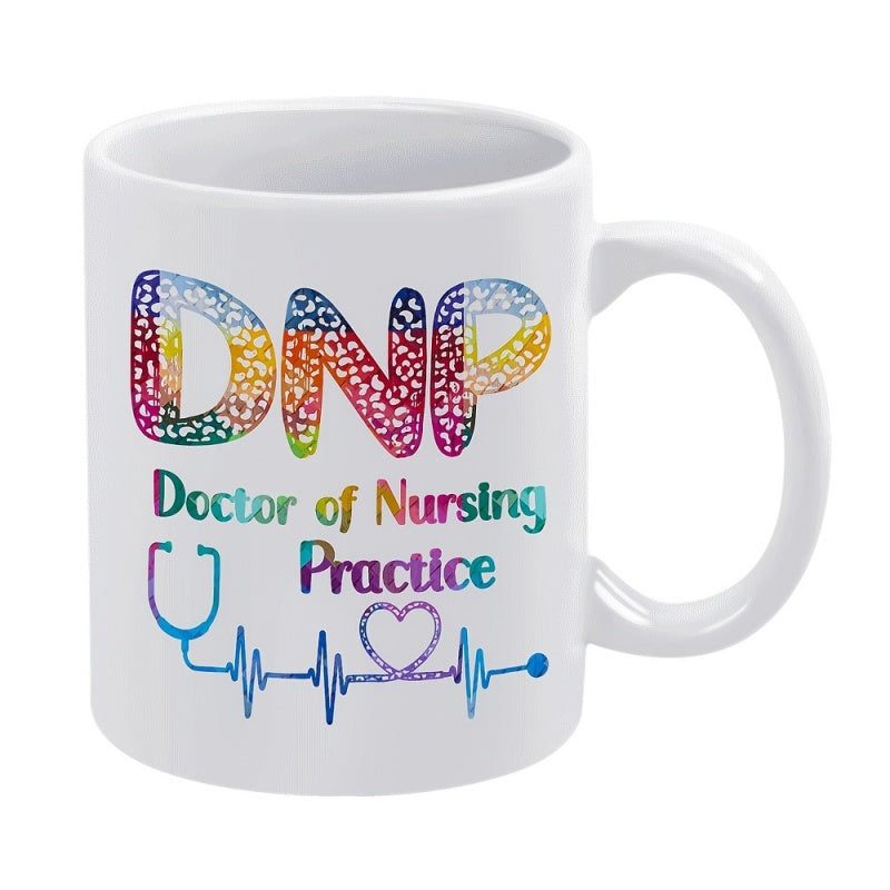 Tailorly White Ceramic 11 oz Mug - humorous heartbeat