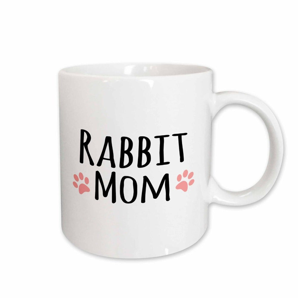 Tailorly White Ceramic 11 oz Mug - rose female lovers and girl pet owners