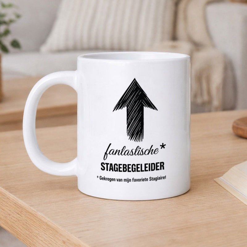 Tailorly White Ceramic 11 oz Mug - 1pc of office worker gift a dutch mug that amazing mentor a humorous present ideal for appreciation to