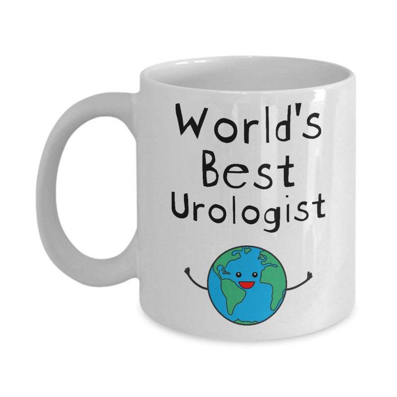 Tailorly White Ceramic 11 oz Mug - humorous urologist gift text