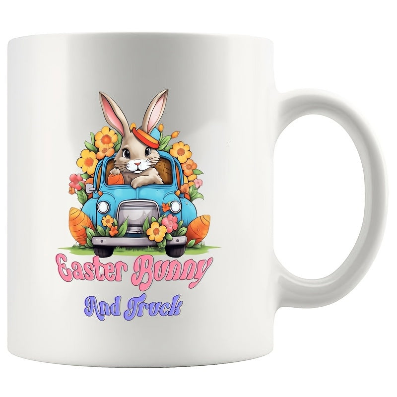 Tailorly White Ceramic 11 oz Mug - pause breathe sip