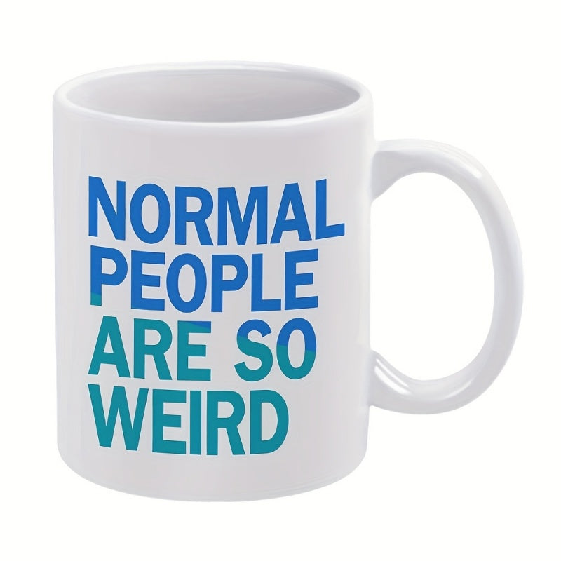 Tailorly White Ceramic 11 oz Mug - weird funny text