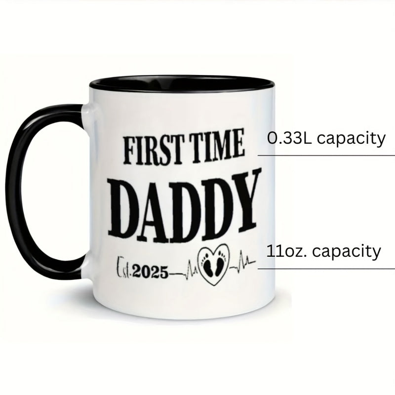 Tailorly Black Accent 11 oz Mug - humorous heartbeat