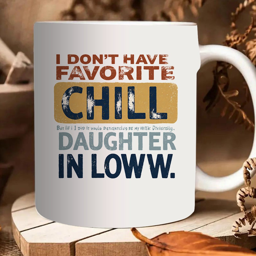 Tailorly White Ceramic 11 oz Mug - mug showcases a and design that i dont have a but if would be my clever ideal for everyday a touch of