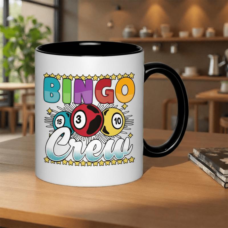 Tailorly Black Accent 11 oz Mug - bingo word