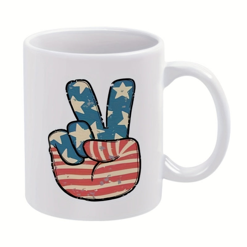 Tailorly White Ceramic 11 oz Mug - flag