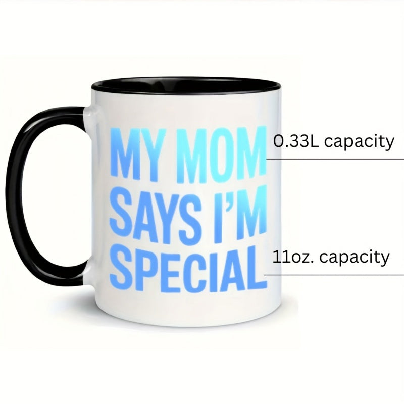 Tailorly Black Accent 11 oz Mug - text quote coffee mug related to christmas new year
