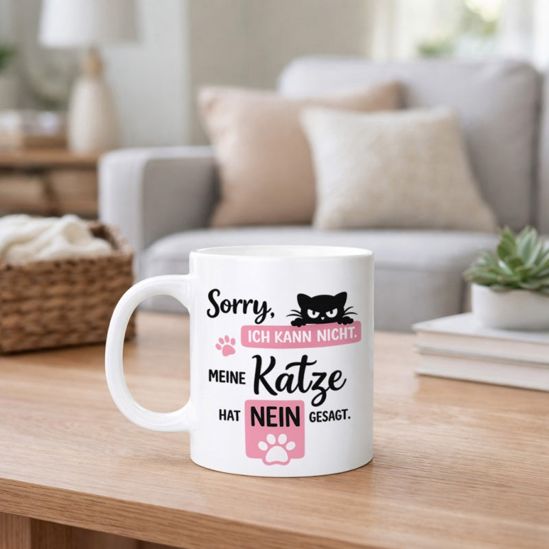 Tailorly White Ceramic 11 oz Mug - 1pc office workers gift funny german coffee mug 11oz ceramic cup christmas new year gifts for colleagues a