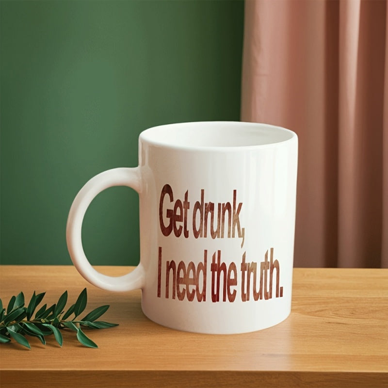 Tailorly White Ceramic 11 oz Mug - 1pc elegant brown ceramic coffee mug heavy duty suitable for hot beverages 11oz ideal for office restaurant use perfect