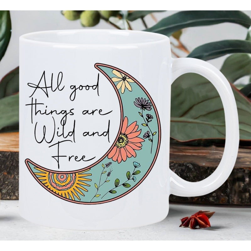 Tailorly White Ceramic 11 oz Mug - 1pc ideal for coffee tea hot chocolate thoughtful present for couples keepsake ceramic coffee mug insulated