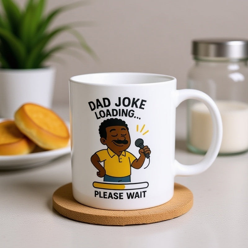 Tailorly White Ceramic 11 oz Mug - puns and jokes
