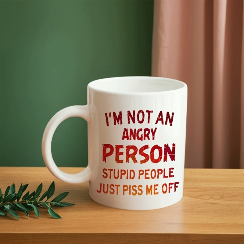 Tailorly White Ceramic 11 oz Mug - funny quote