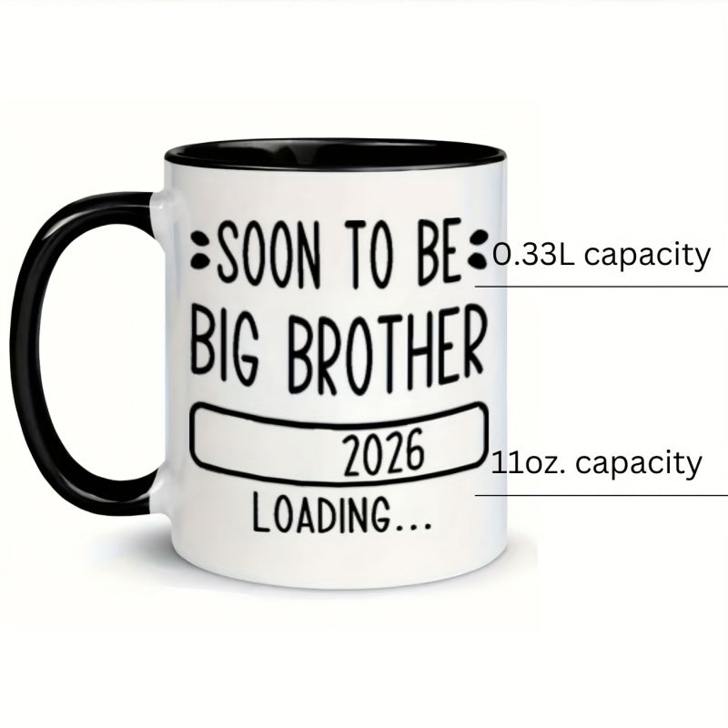 Tailorly Black Accent 11 oz Mug - 1pc brother 2026 11oz ceramic coffee mug designed for restaurants and businesses suitable for any season a great