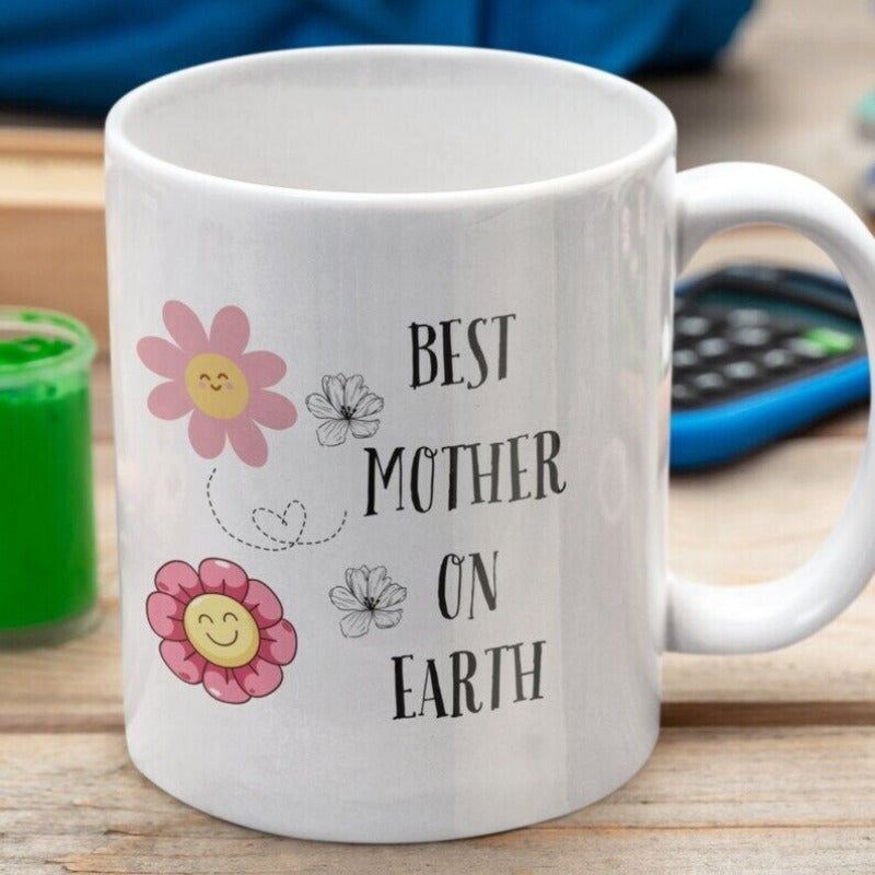 Tailorly White Ceramic 11 oz Mug - best mother
