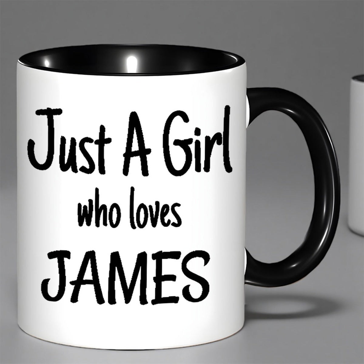 Tailorly Black Accent 11 oz Mug - cute fan