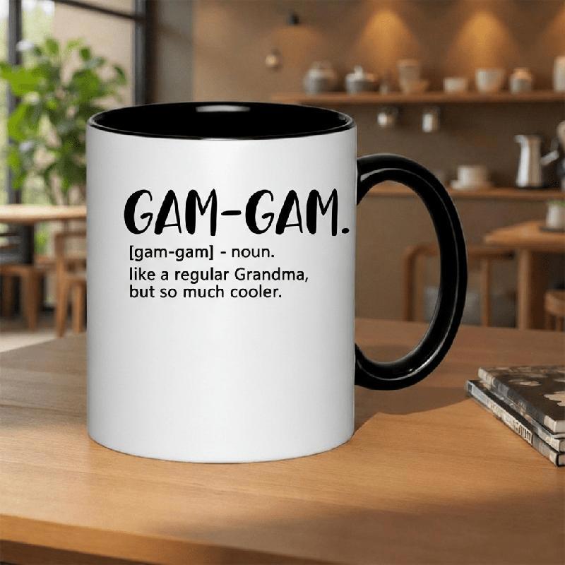 Tailorly Black Accent 11 oz Mug - seasonal holiday design