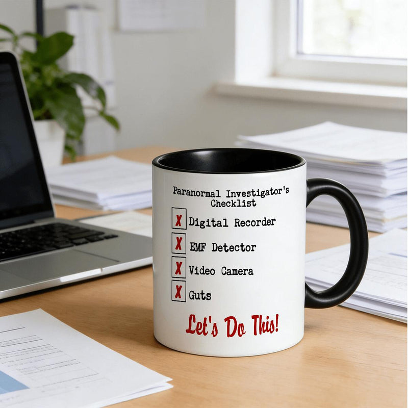 Tailorly Black Accent 11 oz Mug - Checklist