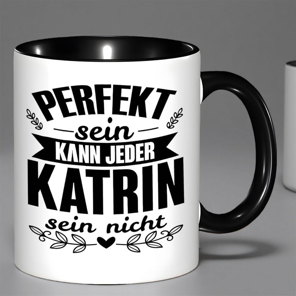 Tailorly Black Accent 11 oz Mug - humorous german themed design