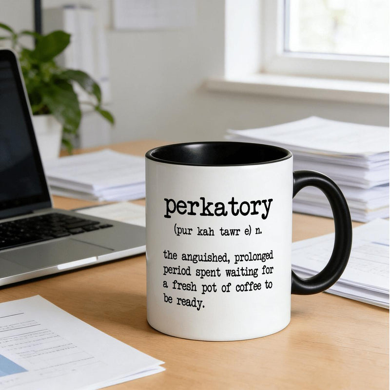 Tailorly Black Accent 11 oz Mug - Mugs 11 Oz (325 Ml) Ceramic Coffee Mug_079de5ad7a9f44ec9d9ce9bd6417a3a0
