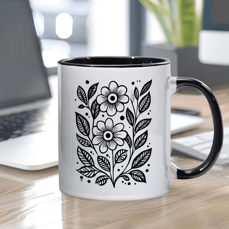 Tailorly Black Accent 11 oz Mug - abstract