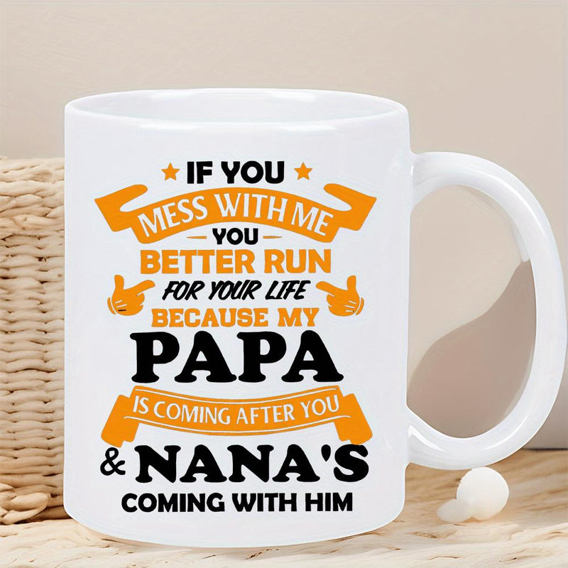 Tailorly White Ceramic 11 oz Mug - funny is coming