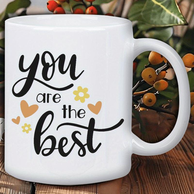Tailorly White Ceramic 11 oz Mug - inspirational text