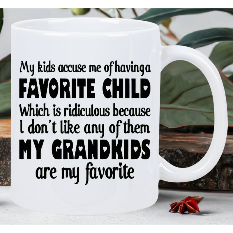 Tailorly White Ceramic 11 oz Mug - 1pc 11oz high quality grandson coffee mug thermal ceramic mug reusable hand wash only for men and