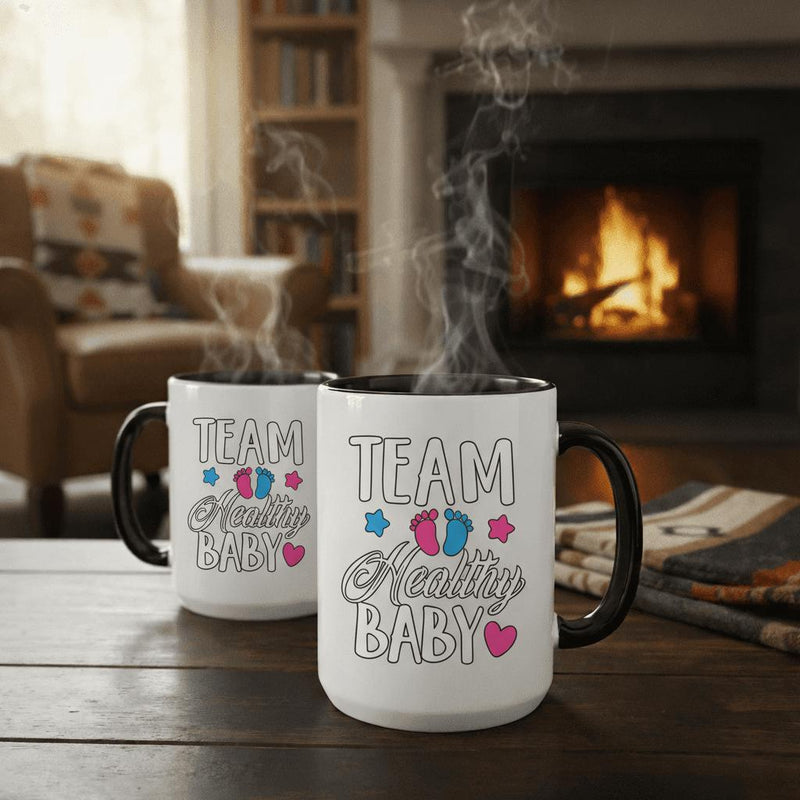 Tailorly Black Accent 11 oz Mug - healthy theme abstract