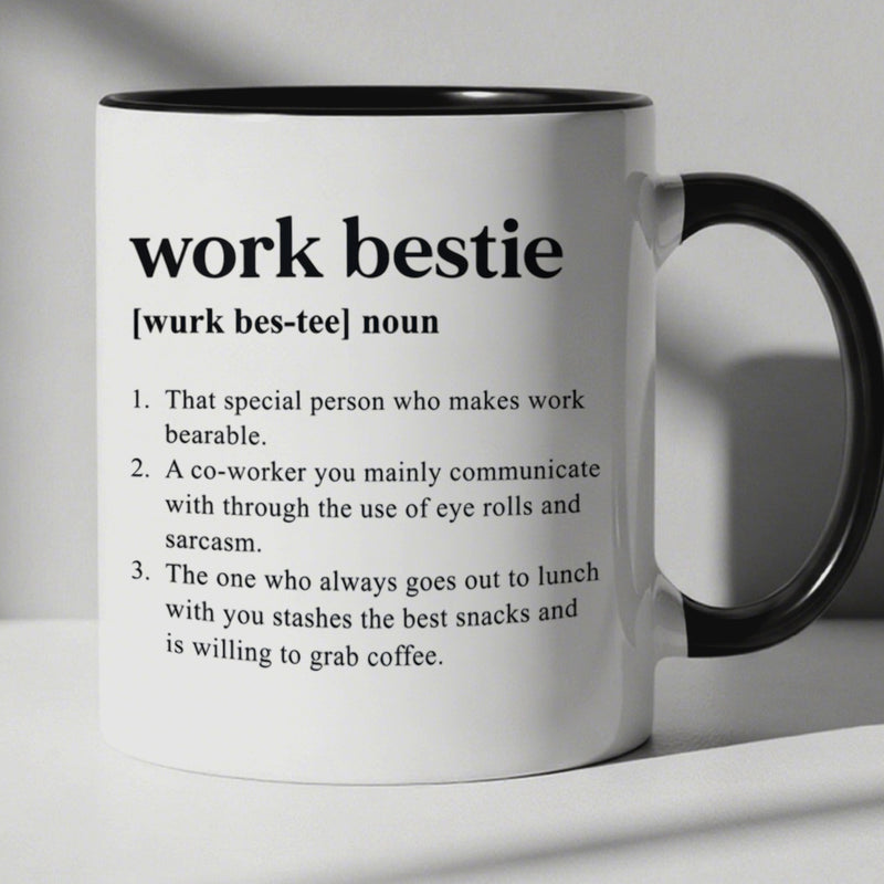 Tailorly Black Accent 11 oz Mug - sassy dictionary