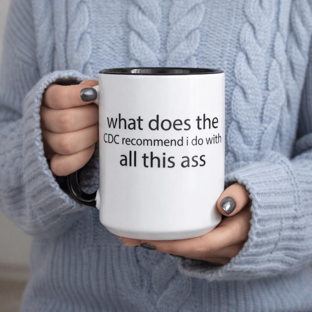 Tailorly Black Accent 11 oz Mug - 11oz ceramic mug printed coffee mug with black dishwasher and microwave safe ideal for mom nurses birthdays winter 2
