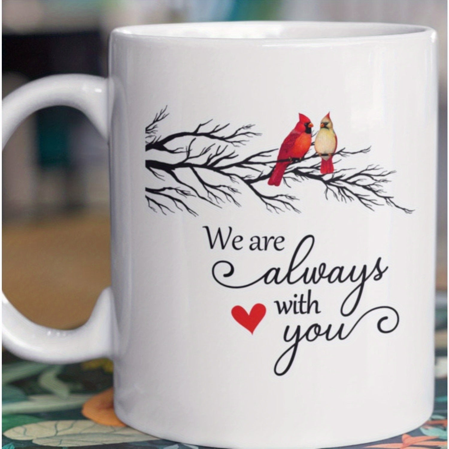 Tailorly White Ceramic 11 oz Mug - inspirational bird ceramic mug male and female standard 11 oz mug memorial remembrance can add photo to