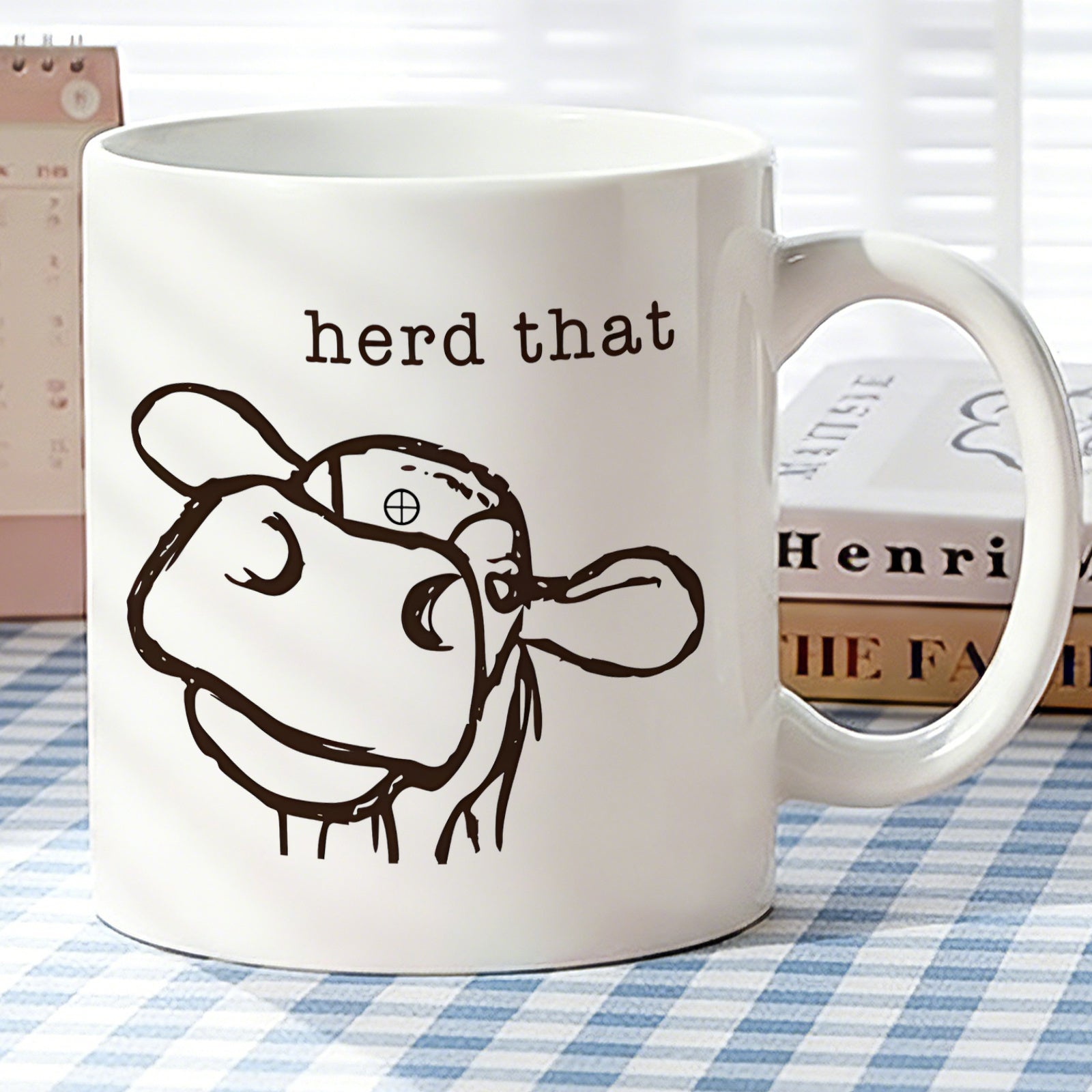 Tailorly White Ceramic 11 oz Mug - pun coffee mug
