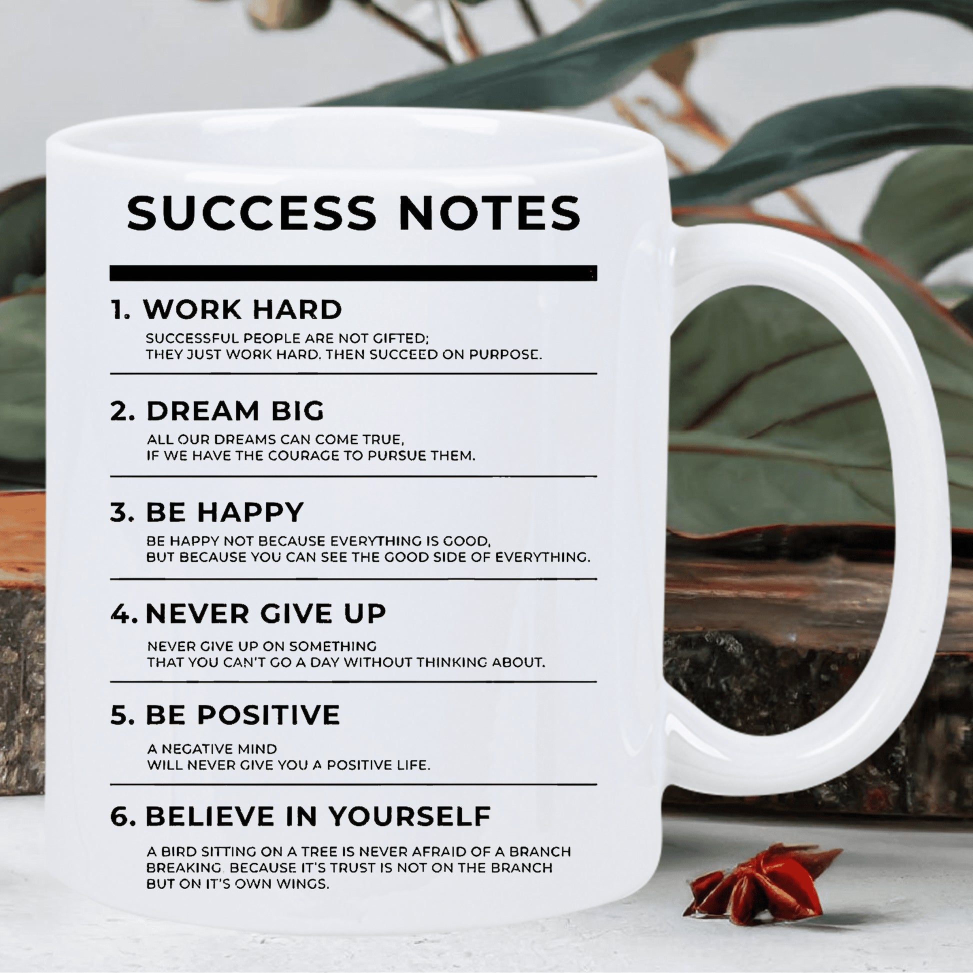 Tailorly White Ceramic 11 oz Mug - inspirational quotes