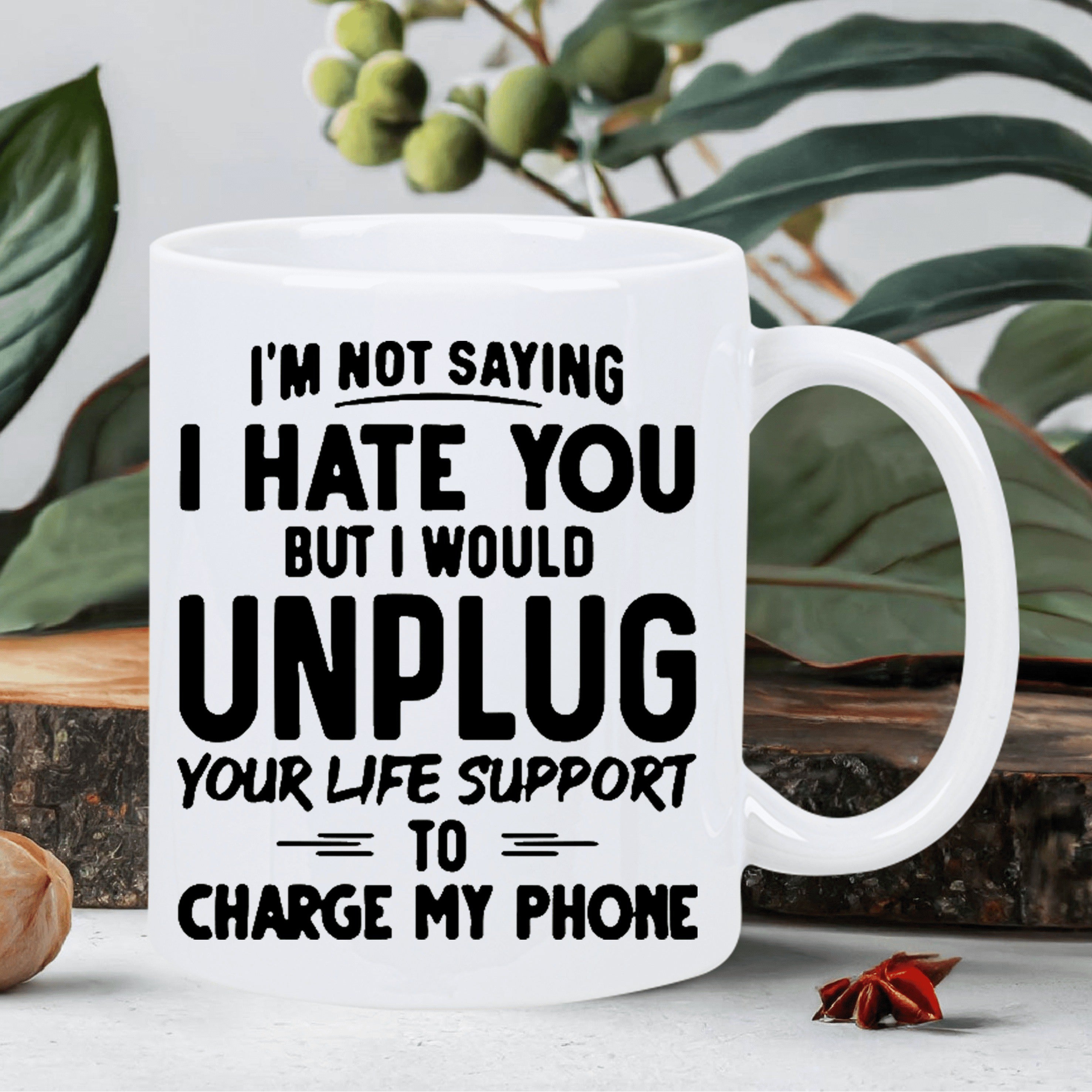 Tailorly White Ceramic 11 oz Mug - humorous quote