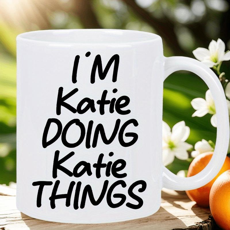 Tailorly White Ceramic 11 oz Mug - doing things quote