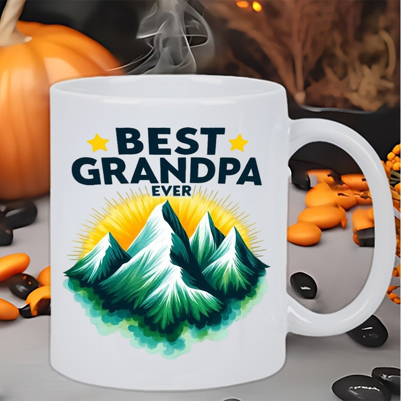 Tailorly White Ceramic 11 oz Mug - 1pc espresso cups a fashionable and fun daily ceramic mug with pattern printing it can only be washed an gift