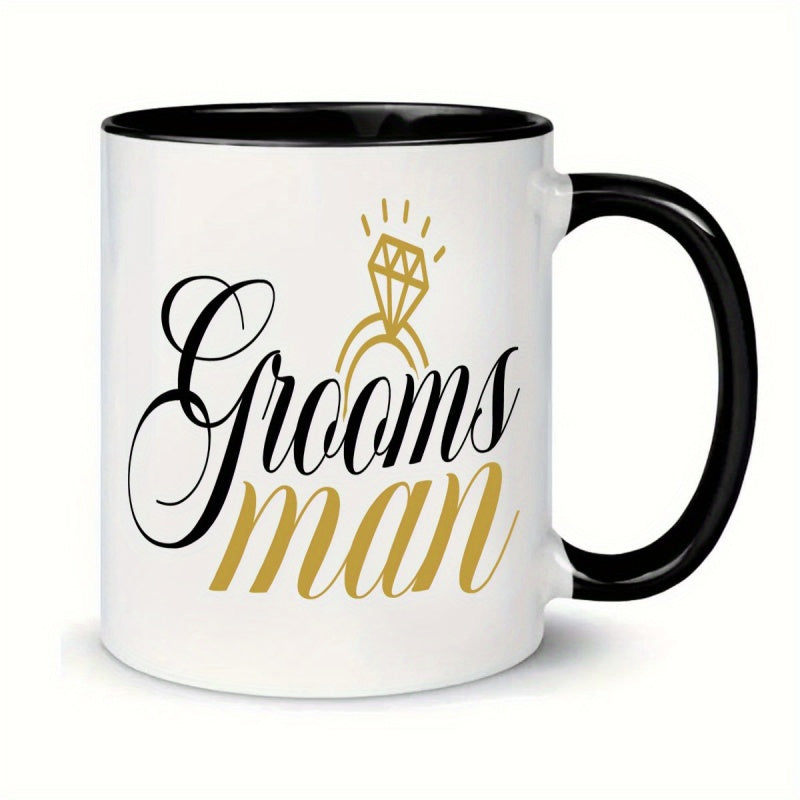 Tailorly Black Accent 11 oz Mug - elegant wedding design