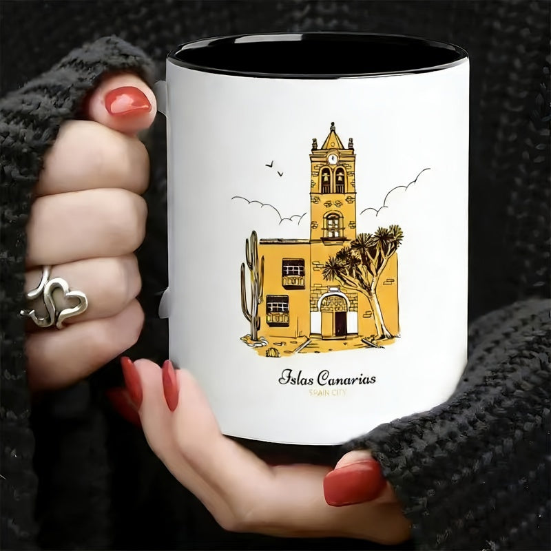 Tailorly Black Accent 11 oz Mug - islands