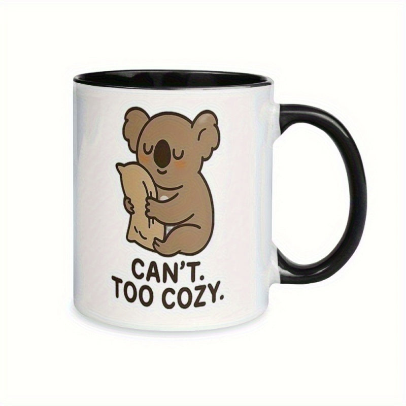 Tailorly Black Accent 11 oz Mug - adorable animal design
