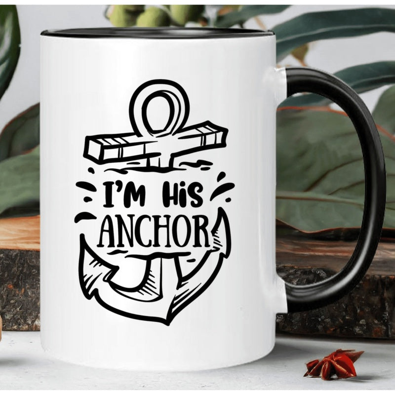 Tailorly Black Accent 11 oz Mug - im his