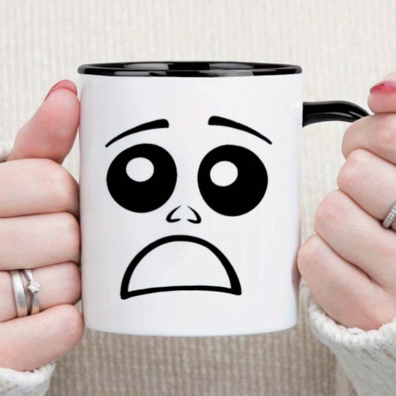 Tailorly Black Accent 11 oz Mug - im not okay distressed text