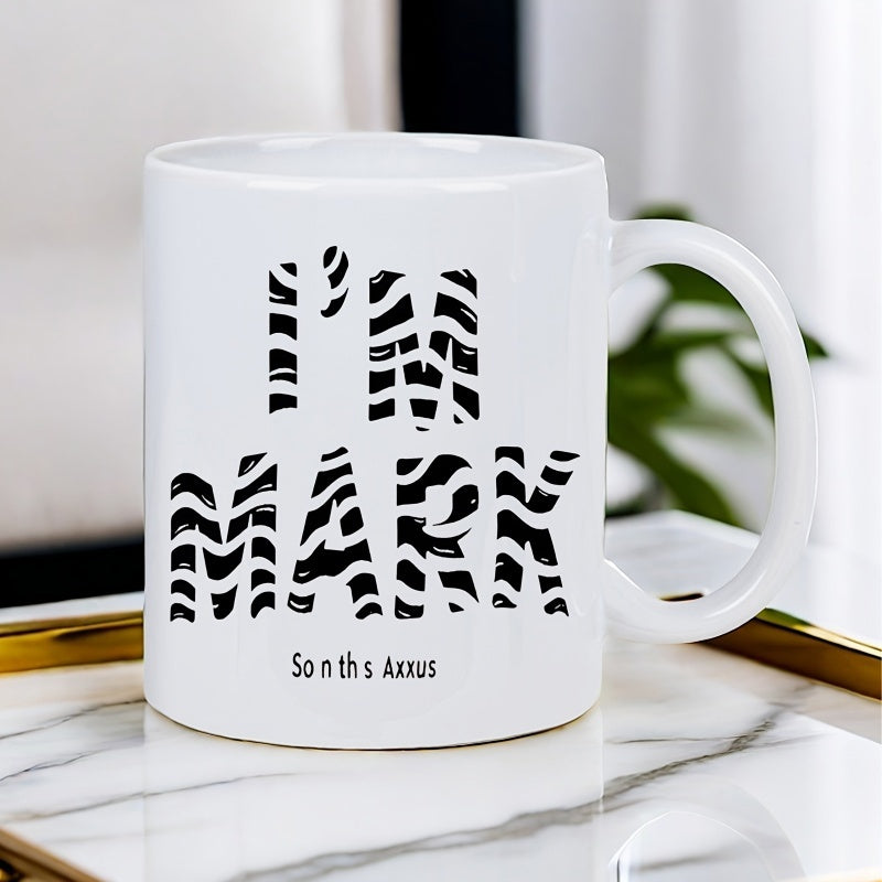 Tailorly White Ceramic 11 oz Mug - travel mug espresso cups with a a stylish ceramic mug unique and dishwasher safe reusable for but be hand