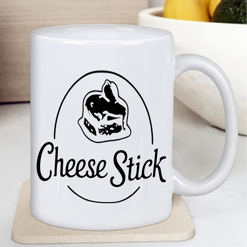 Tailorly White Ceramic 11 oz Mug - design drinkware unique ceramic coffee mug with novelty cup for tea and hot drinks coffee tea soup gift for