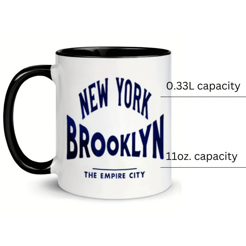 Tailorly Black Accent 11 oz Mug - sports themed graphics