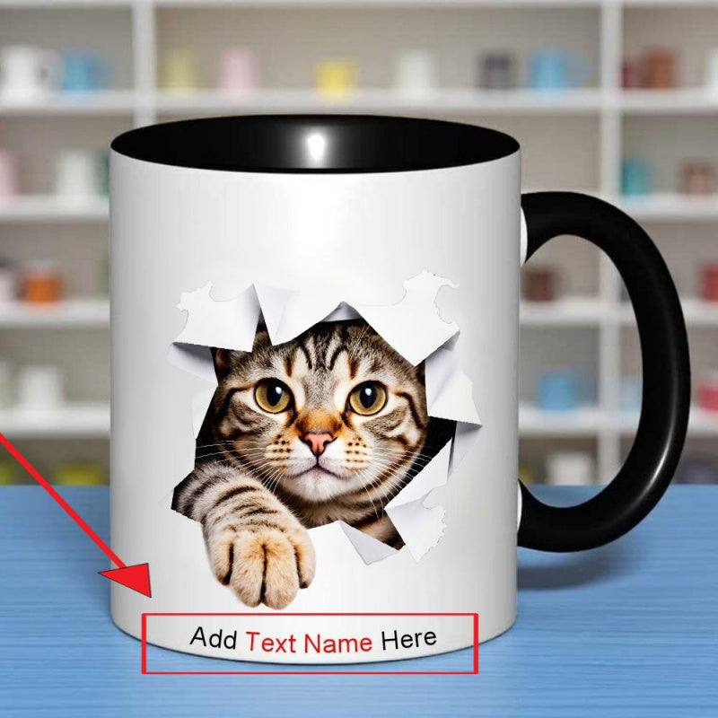 Tailorly Black Accent 11 oz Mug - birthdays valenti