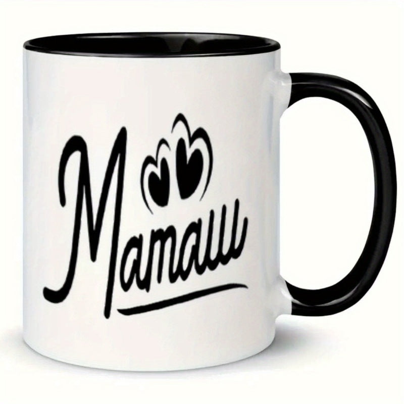 Tailorly Black Accent 11 oz Mug - mama text