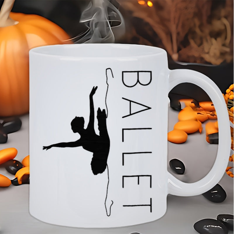 Tailorly White Ceramic 11 oz Mug - have a lovely christmas print