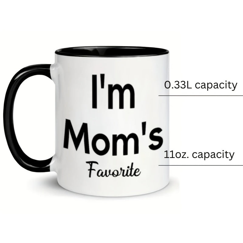 Tailorly Black Accent 11 oz Mug - elegant cursive lettering