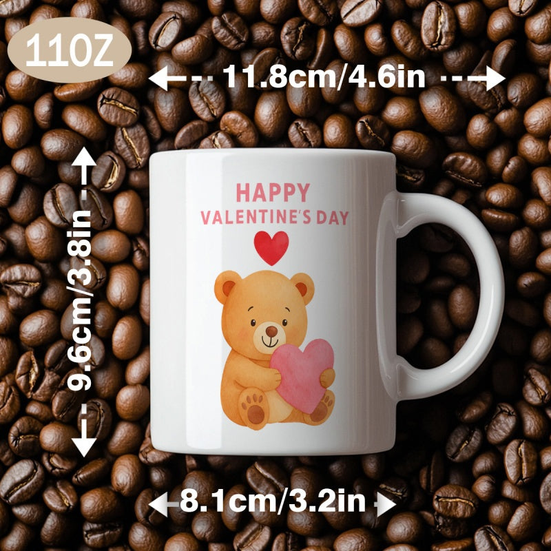 Tailorly White Ceramic 11 oz Mug - golfers birthdays christmas romantic script elegant desk decor