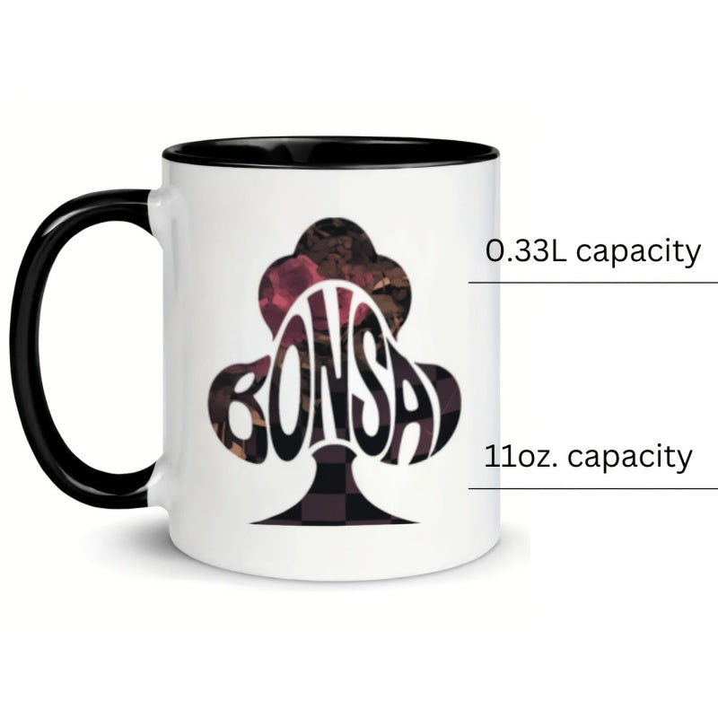 Tailorly Black Accent 11 oz Mug - clover